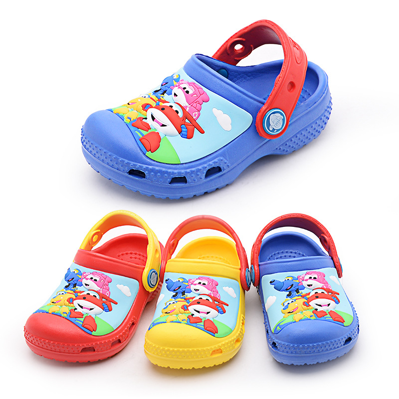 A generation of fat 2019 new pattern summer baby children Cartoon Garden shoes Sandals Crocs Sandals soft sole children's shoes