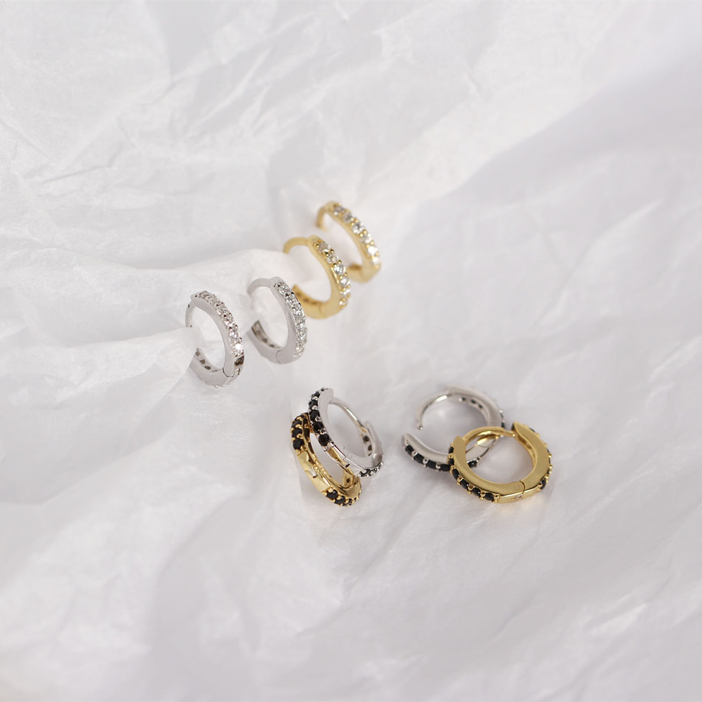 Geometric Fashion Gem Diamond Earrings Ear Studs display picture 4