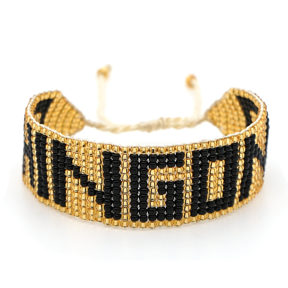 Chingonr Feministr Mgb Pulsera Tejida Con Cuentas display picture 1