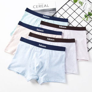 青少年内裤 纯棉儿童内裤中大童学生平角裤小男孩四角裤 厂家直销