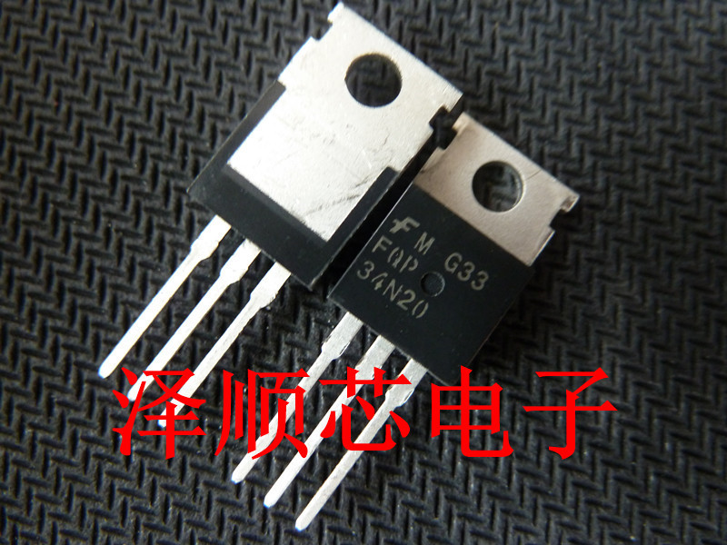 FQP34N20 TO-220 31A 200V MOS场效应管 全新原装正品 主营芯片IC