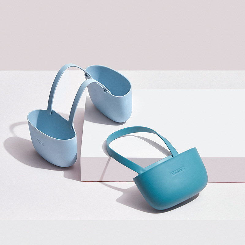 厨房水槽双层收纳袋沥水挂袋家居多功能两用水龙头杂物置物篮290|ms