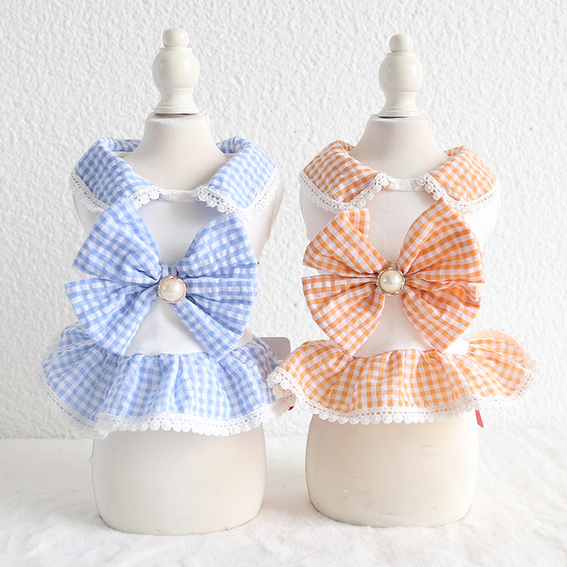 娃娃领大蝴蝶结裙