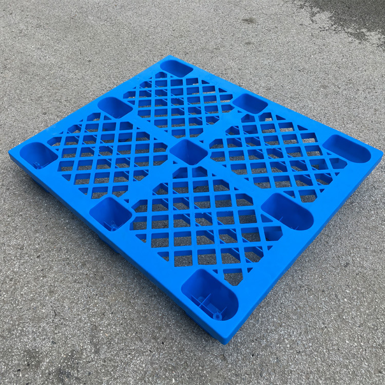 厂家批发PE全新料1200*1000*145网格九脚托盘卡板 苏州塑料栈板