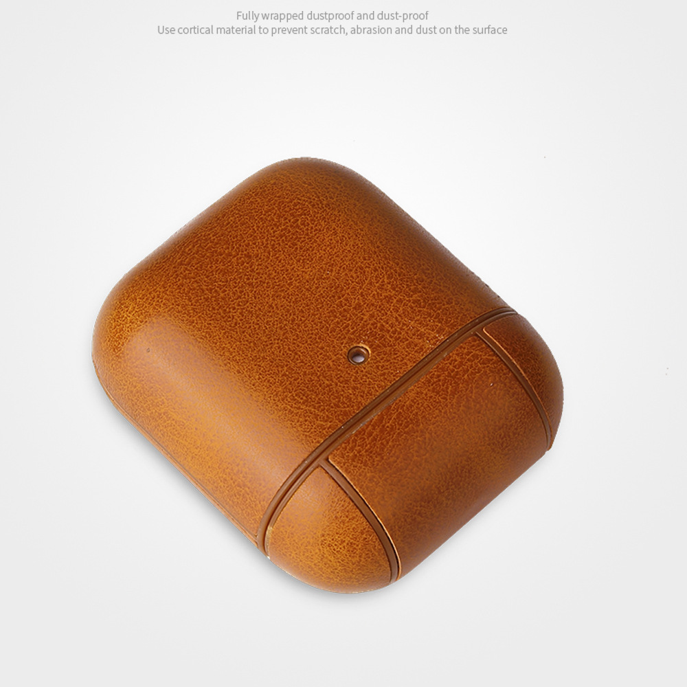 80g Weight iPhone Applicable Brands AirPods Protective Case Classification Pu Leather Material Solid Color Pattern Casual, Simple Style Style Handmade, Injection Molding Craft Multicolor Color Pu Leather Solid Color Handmade Injection Molding Casual Simple Style AirPods Protective Case Earphone Cases Phone Accessories 4