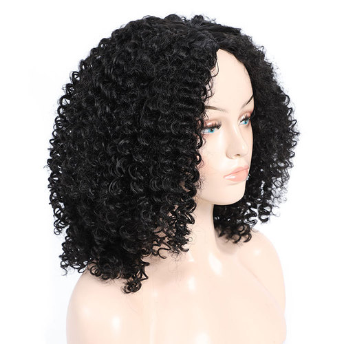 Curly Hair Wigs Customized OE wig with fluffy scalp and small curly hair in Africa