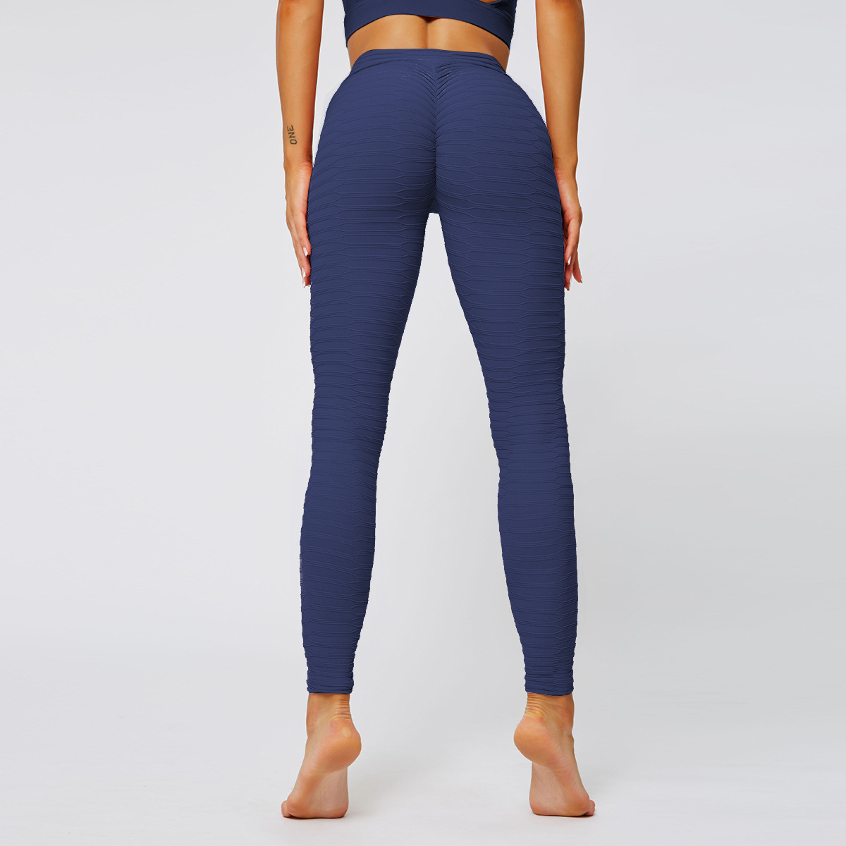 Pantalones de yoga de secado rápido ajustados para levantamiento de cadera NSNS23588