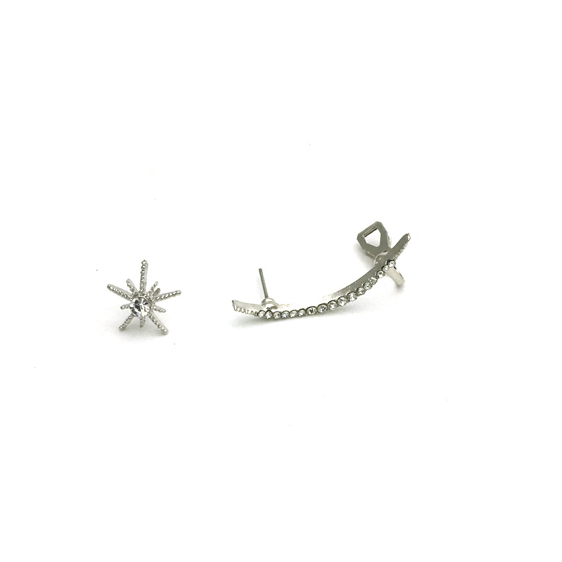 Diamond Crystal Ear Bone Clip 2-piece Set display picture 5