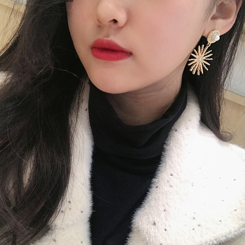 Drop Earrings Classification 1 Pair Vintage Style Fireworks Plating Alloy Drop Earrings