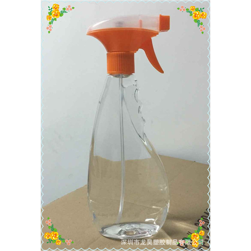 深圳厂家供应500ml  新款PET喷雾瓶、清洁剂瓶、透明塑料