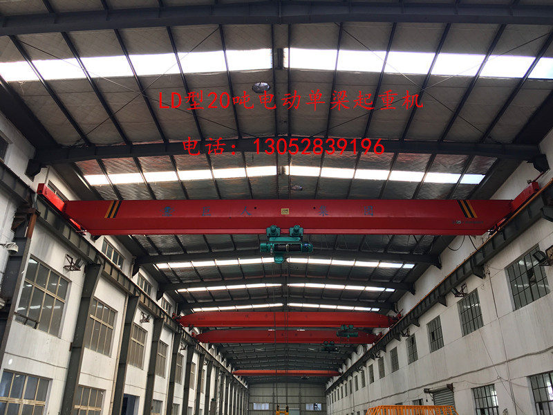 常熟1-20吨LDA电动单梁行车吊机天车起重机