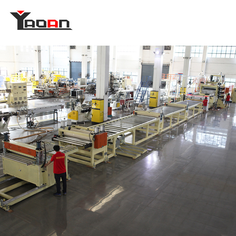 厂家直销塑胶片材挤出机设备 ps挤出设备生产线