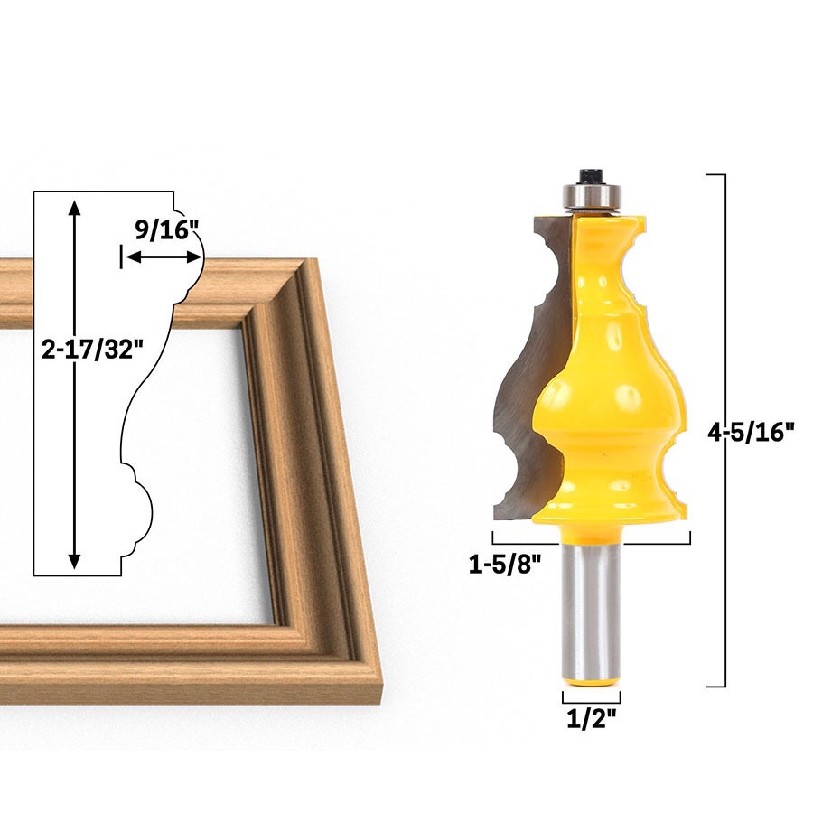 木工铣刀线条刀皇冠刀相框刀欧式线条刀扶手刀