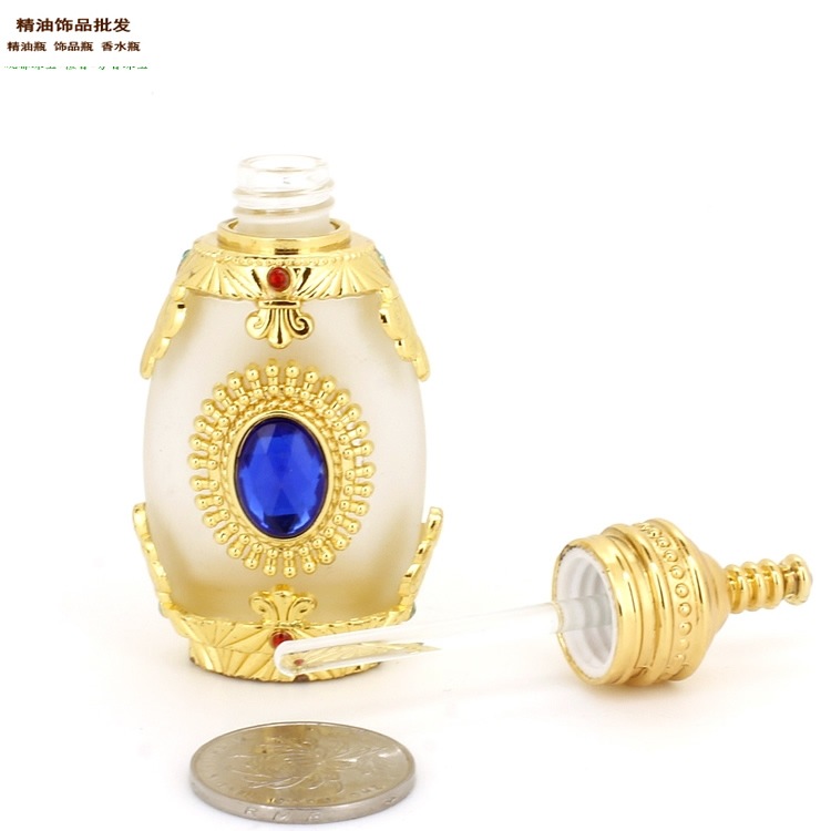 中国精油饰品网15ml宫廷顶深蓝色宝石瓶精油瓶摆件7.jpg