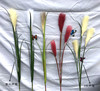 Single reed simulation Reed Potted Plant Simulation Dog Tail Bar Reed Indoor Decoration Green Plant Network Red Reed Cross -border