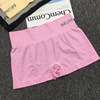 Mun Japanese -free mid -waist safe pants new bottoming safety pants seamless solid color mid -waist women's flat pants