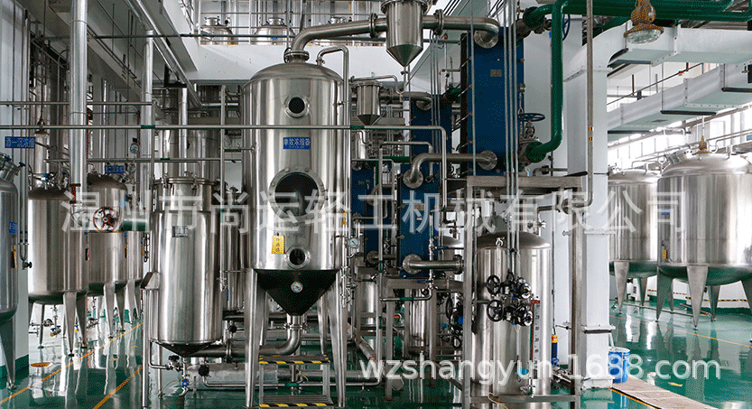 双效浓缩锅 双效真空蒸发器 双效真空浓缩蒸发器