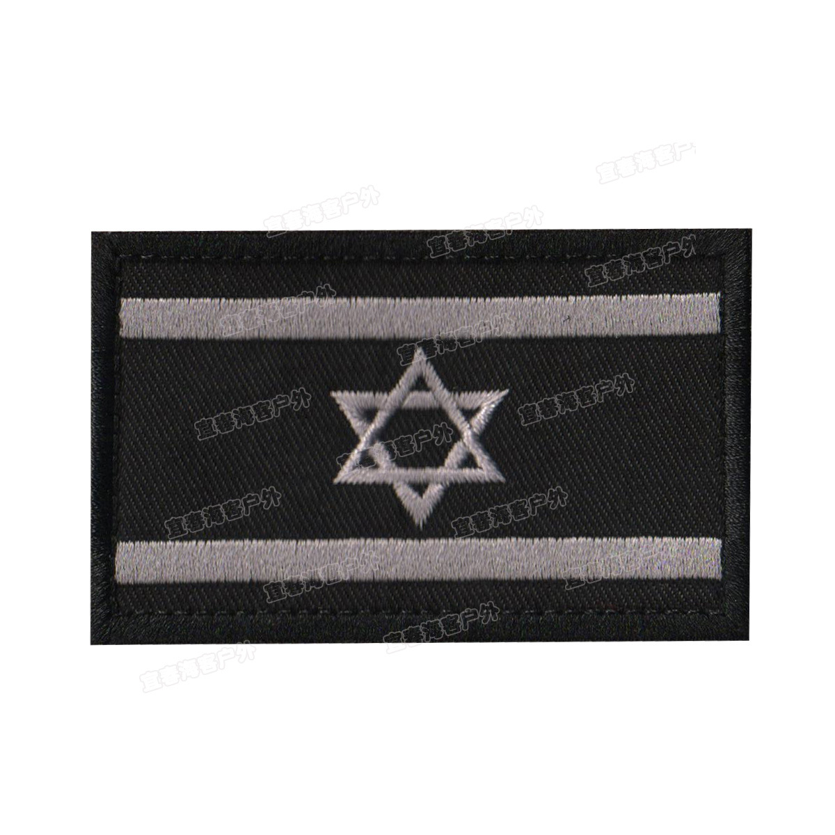 Bandera tailandesa en stock bandera asiática banderas israelíes Bandera de Israel pegatinas de tela brazalete de Velcro parche bordado