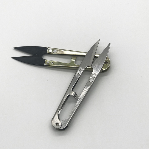 Venus small scissors for thread cutting, large yarn scissors for household embroidery, bag opening and sewing, U-shaped small scissors wholesale