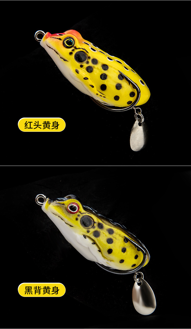 Soft Frogs Lures Soft Baits Bass Trout Fresh Water Fishing Lure