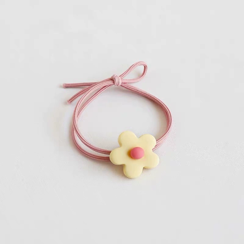 Brand hair rope flower-shaped, hair accessory, flowered