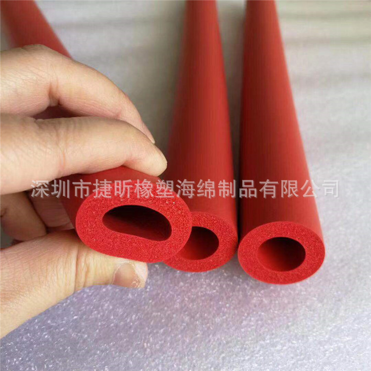 厂家供应 NBR橡塑海绵管泡棉器材滑板平衡车把手护套