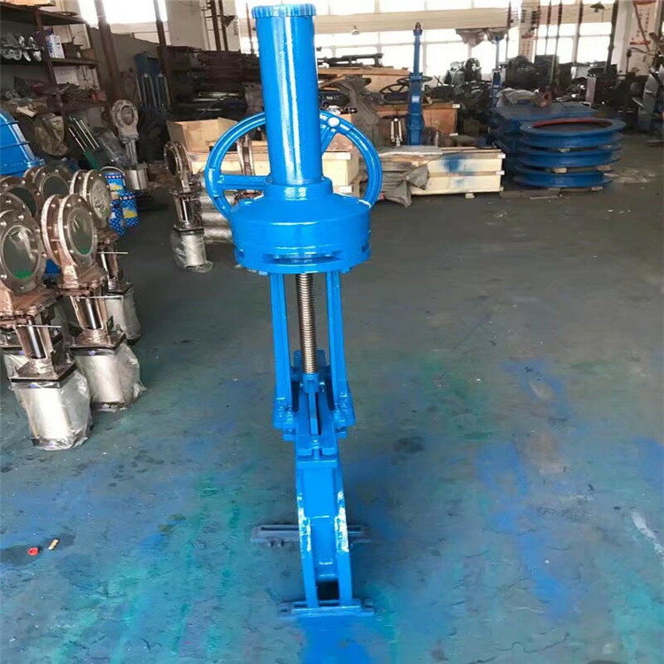 PZ573X-10C 伞齿轮手动刀闸阀 DN800 手动伞齿轮刀型闸阀