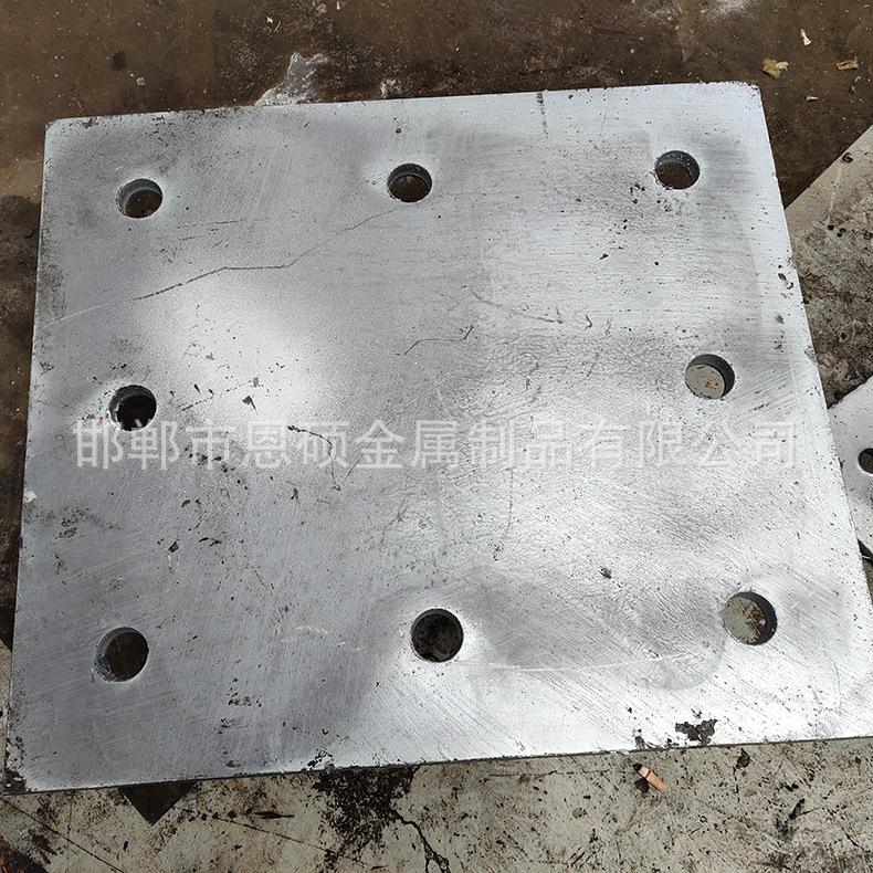 生产销售预埋钢板 镀锌钢板方板定位冲压钢板来图可定做