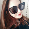 Fashionable sunglasses, face blush, glasses, 2019, Korean style, internet celebrity, wholesale
