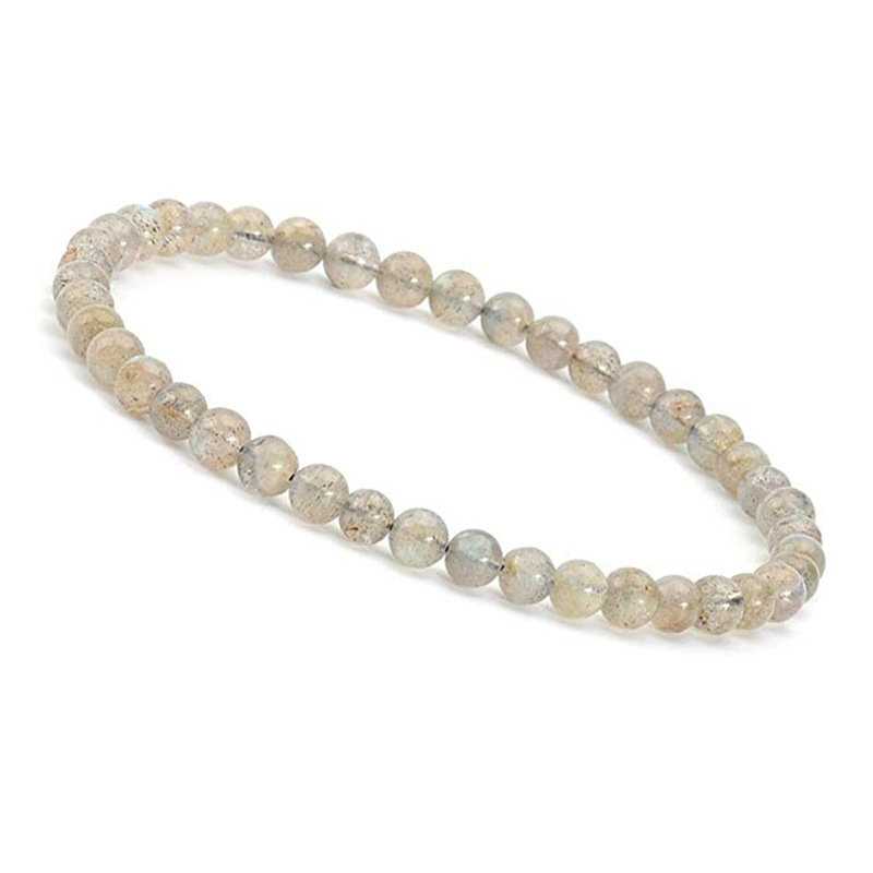 Street Occasion natural stone Material 1 Piece Simple Style Round Natural Stone Beaded Bracelets