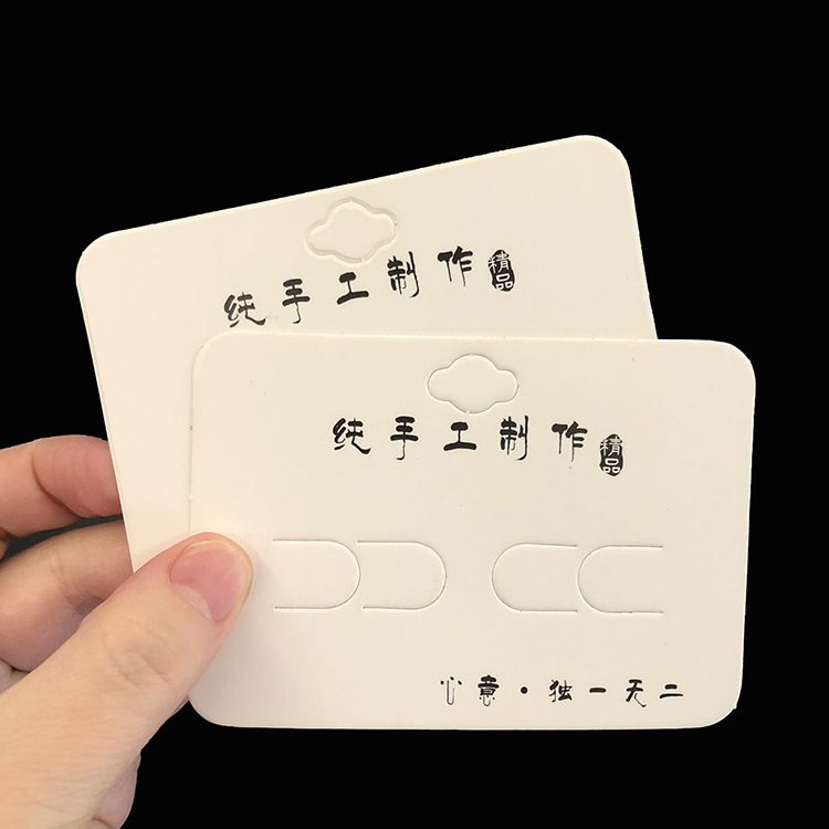 10*7cm古风发夹包装卡纸卡头发卡纸卡diy发夹纸纯手工制作挂卡
