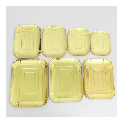 Party disposable paper plates, cake trays, and cups, thickened paper plates, children's birthday party dinner plates, wholesale