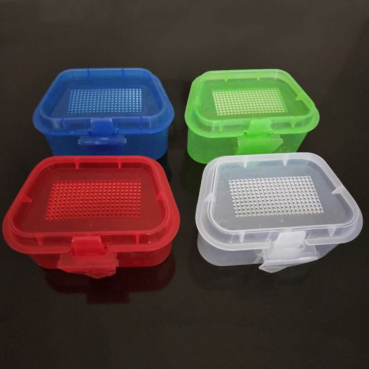 现货批发塑料透气红虫盒 活饵蚯蚓盒塑料盒透明蚯蚓盒其他垂钓用