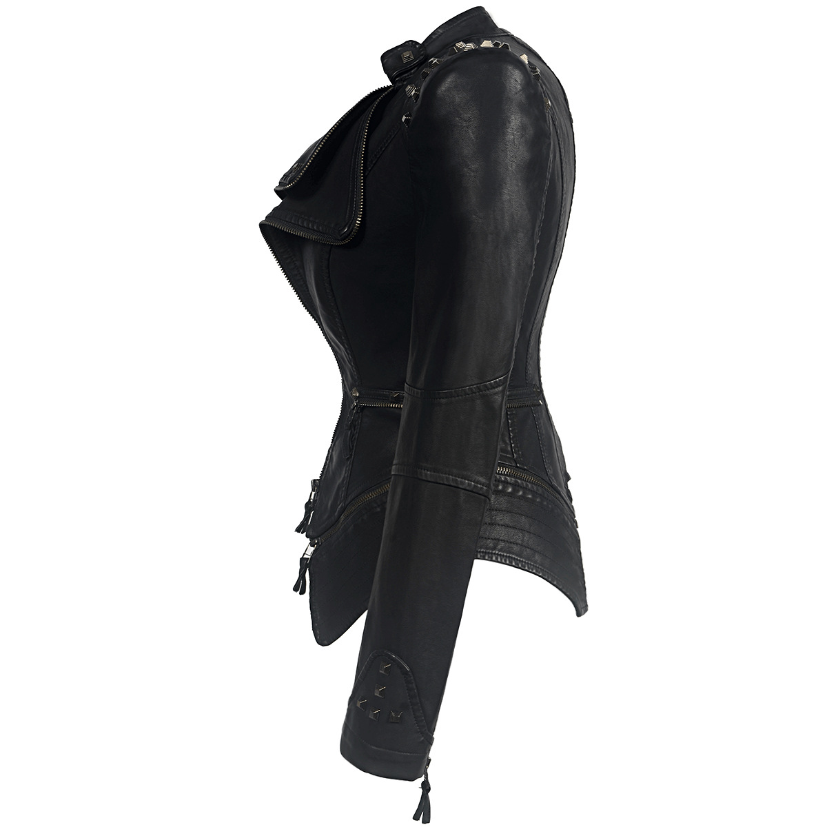 Veste cuir femme en PU - Ref 3447416 Image 11