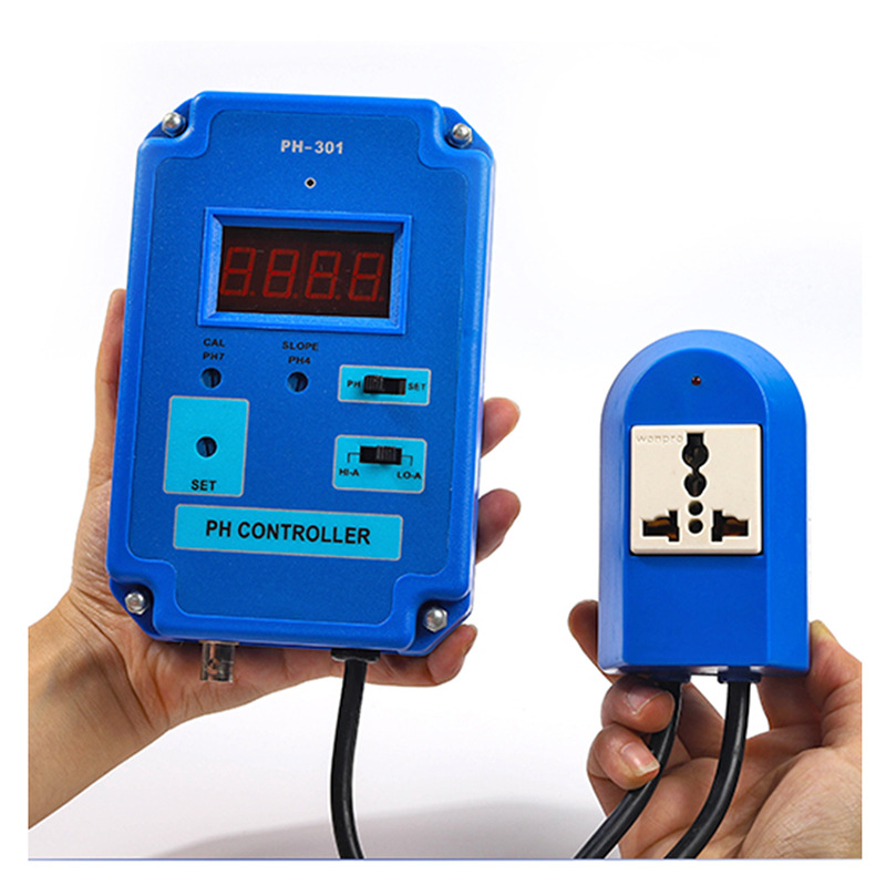 在线ph计水族馆数字式酸碱控制器游泳池控制器酸碱度计PH ORP计