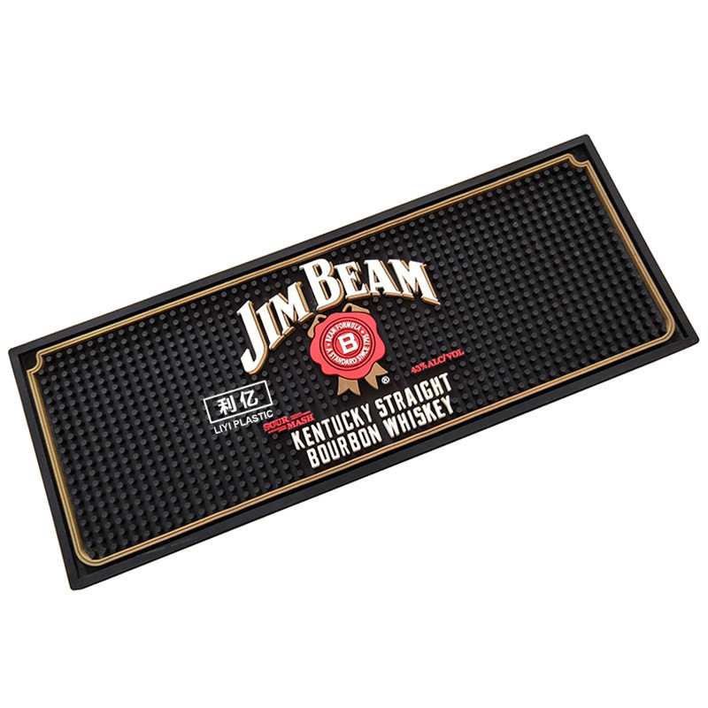 东莞厂家 LED灯吧台垫 发光酒吧垫 闪光吧台垫 定制logo