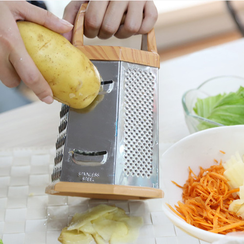 Practical six-sided planer, multi-functional vegetable cutter, fruit and vegetable grater, onion potato slicer, radish shredder