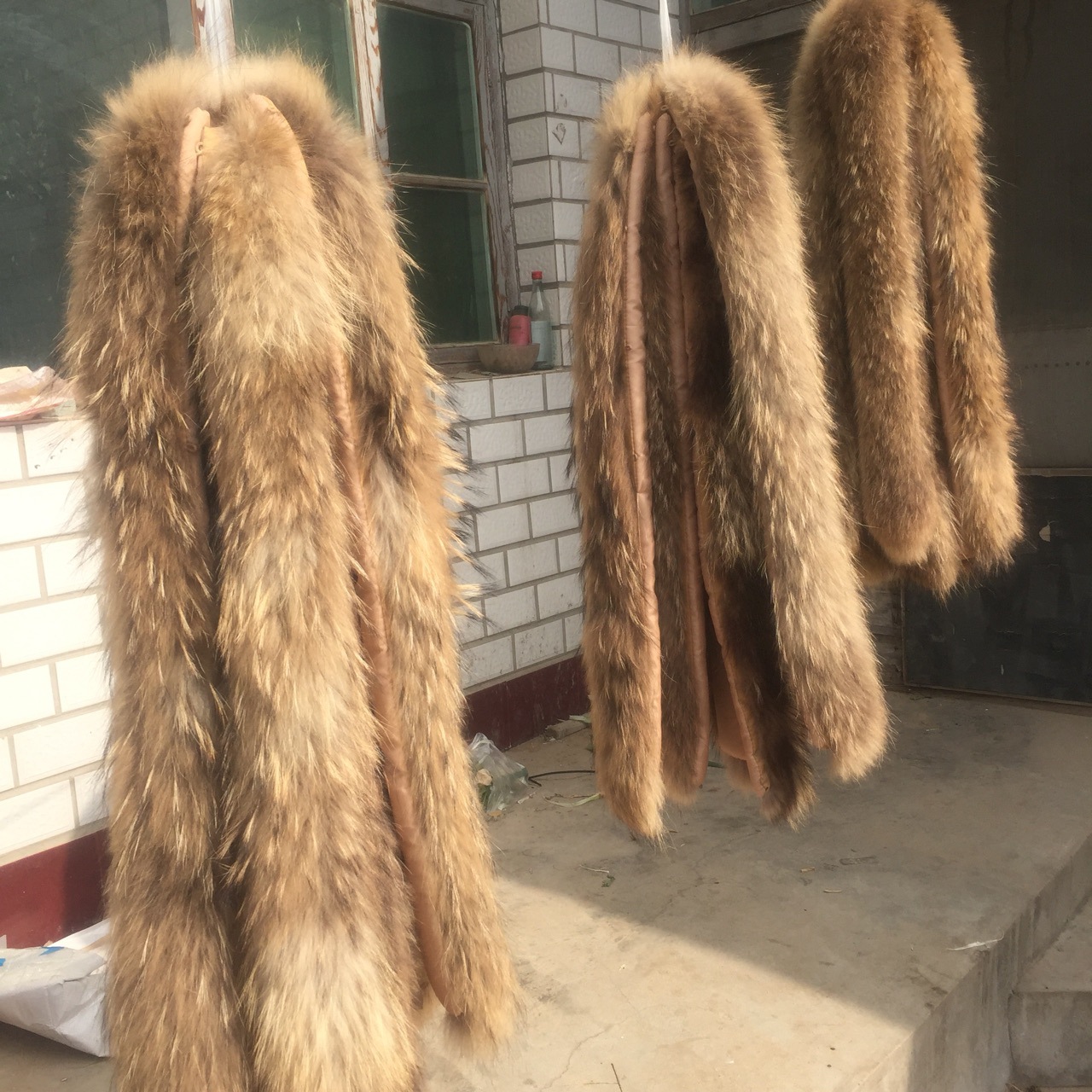 特价清仓特价处理女士冬季尼克服羽绒服配饰冬季皮草貉子毛领|ru