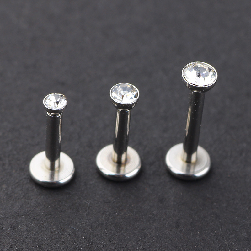 Fashion Rhombus Stainless Steel Ear Studs 1 Piece display picture 2