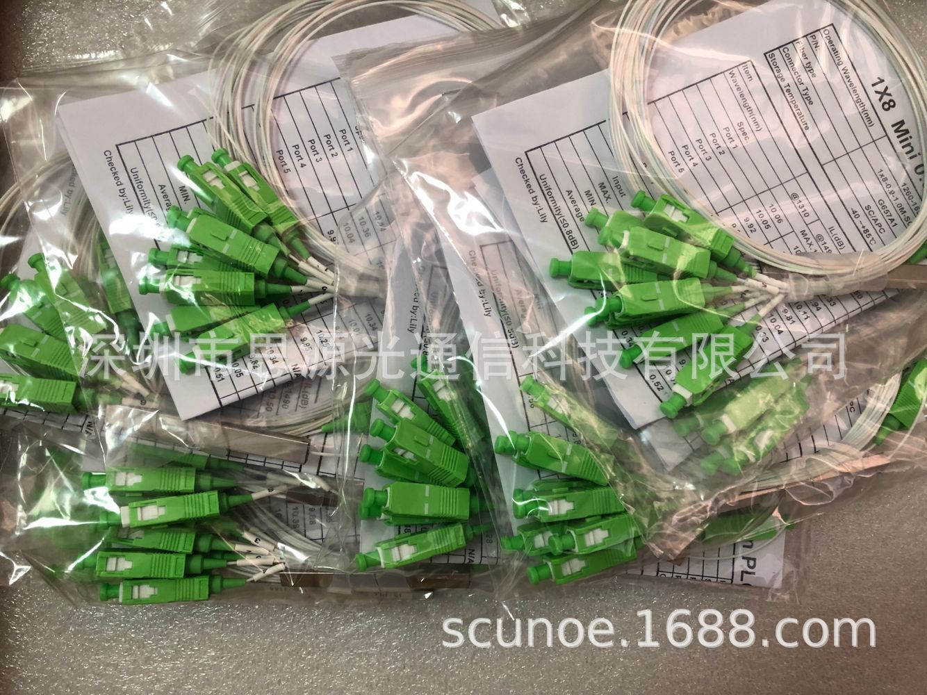 1X8分光器厂家销售PLC1分8分路器微分SCAPC