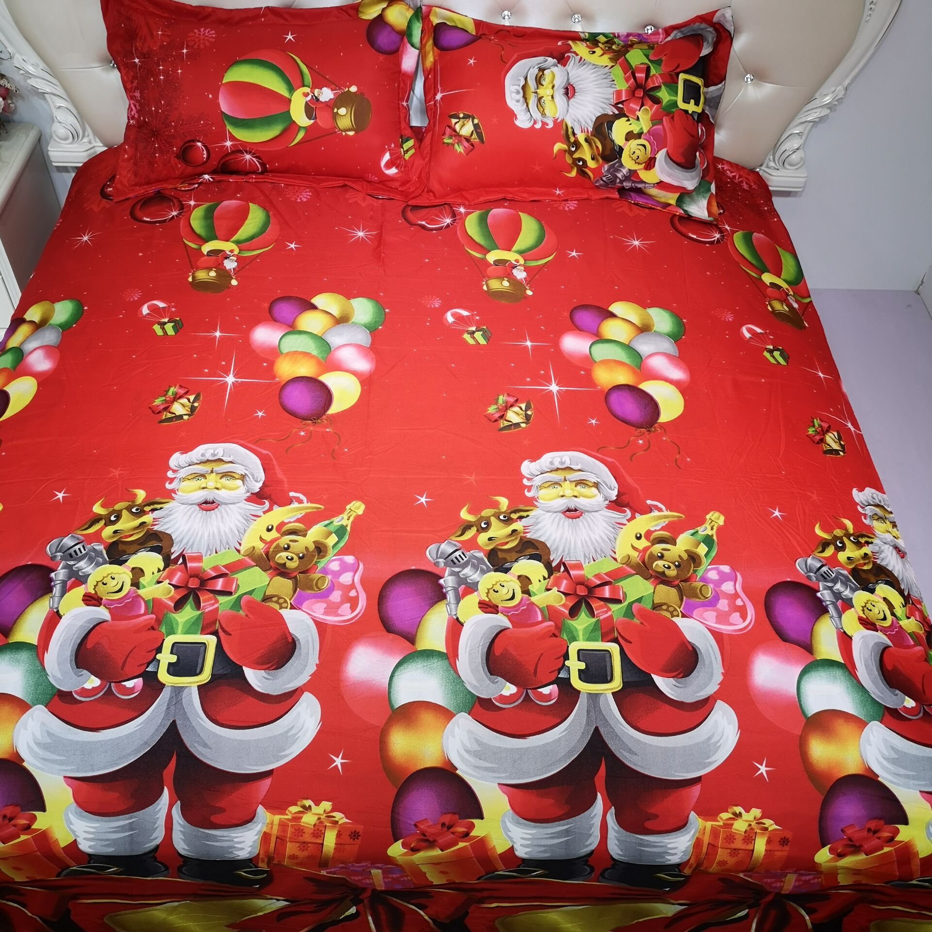 Home Textile Christmas Holiday Atmosphere Is Set Of Three Sets Of Four Sets Of Home Textiles display picture 4