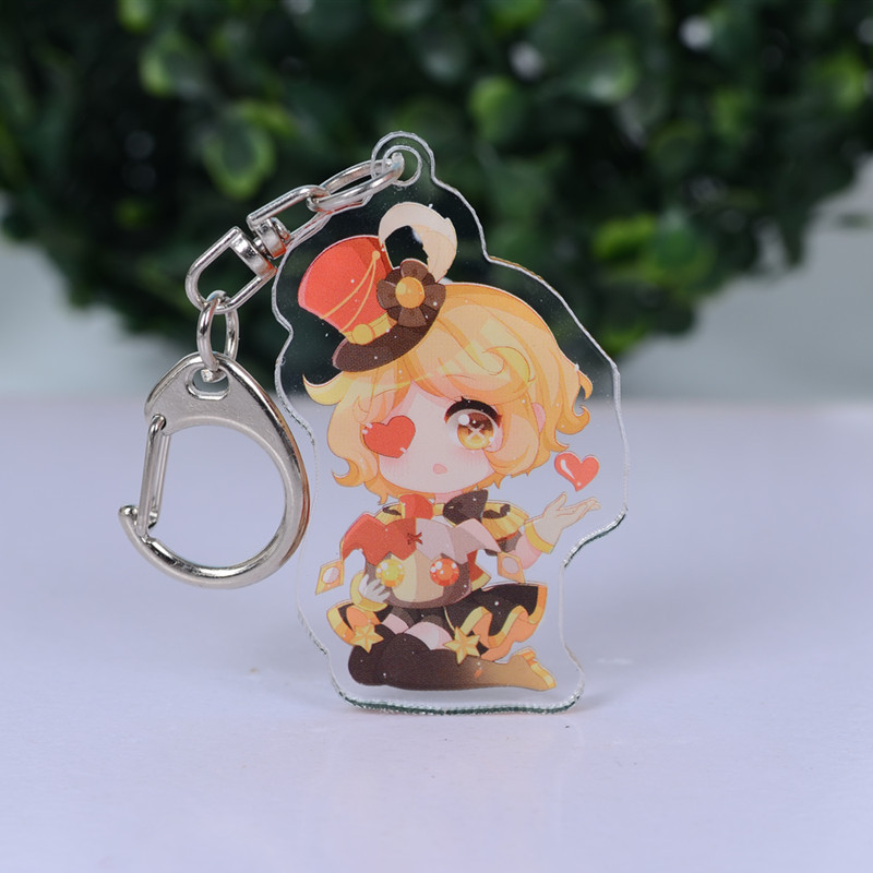 現貨個性定制UV激光手遊周邊第五人格高清透明 亞克力鑰匙扣挂件