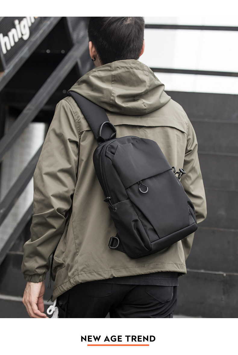 Bolso pecho hombre bandolera impermeable uso diario_voghion.com