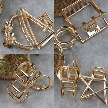 韩国气质金属抓夹发夹夹铁夹成人大大中号洗脸欧美简约风日韩发抓