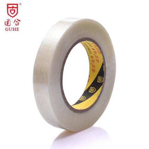 Fiber tape transparent glass high viscosity stripe model aircraft electrical appliance fixed sealing tape factory wholesale