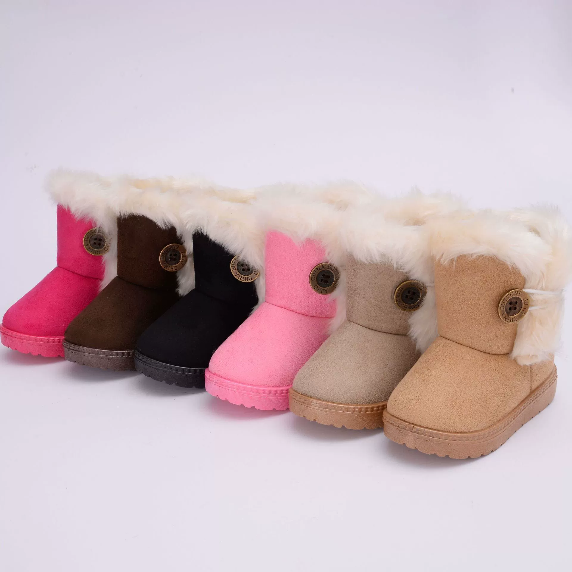 children's sandals Warm Kids Snow Boots For Children New Toddler Winter Princess Child Shoes Non-slip Flat Round Toe Girls Baby Lovely Boots extra wide children's shoes