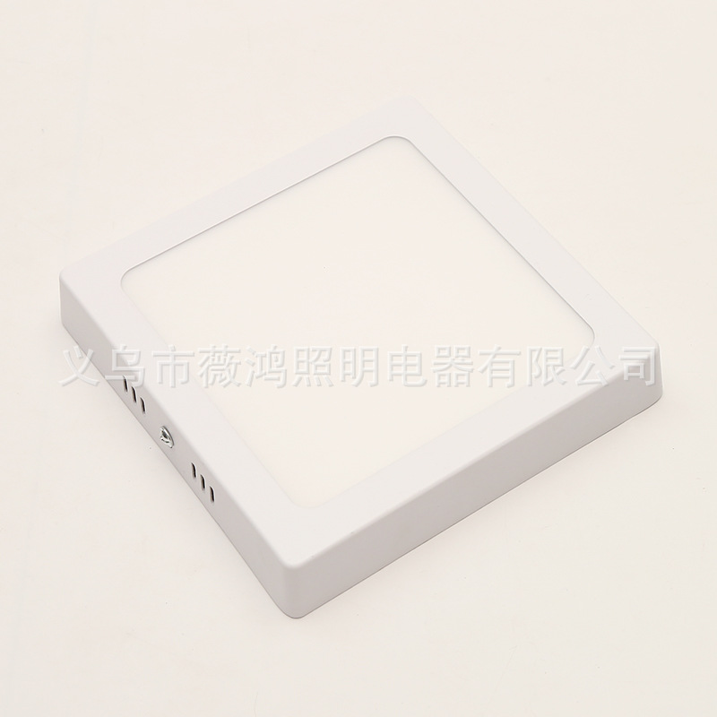 Simple incrustado blanco cálido ultra-Delgado panel de luz 12W18Wled downlight de techo de montaje abierto fundición de aluminio de ventas directas de la fábrica