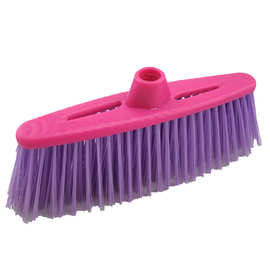 新款软毛扫把不锈钢杆品质家用扫帚批发拖把厂家直供塑料扫把