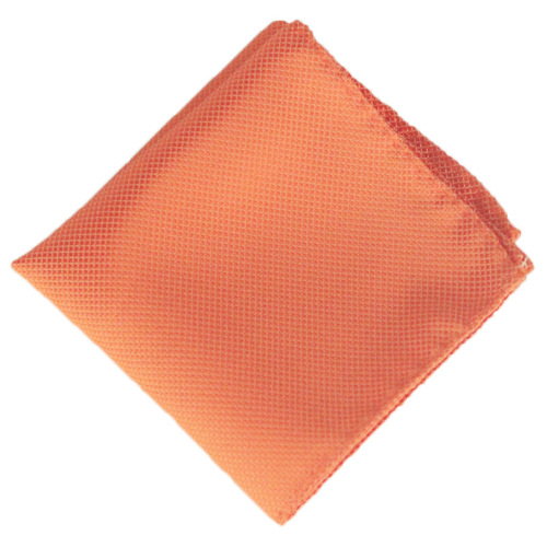 Cross-border hot selling polyester silk fine grid solid color men's square scarf business banquet wedding shirt suit pocket square wholesale