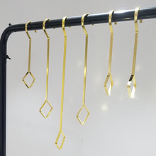 服装店S钩挂钩金色吊环吊钩菱形S型钩子女童装店展示货架新款S勾